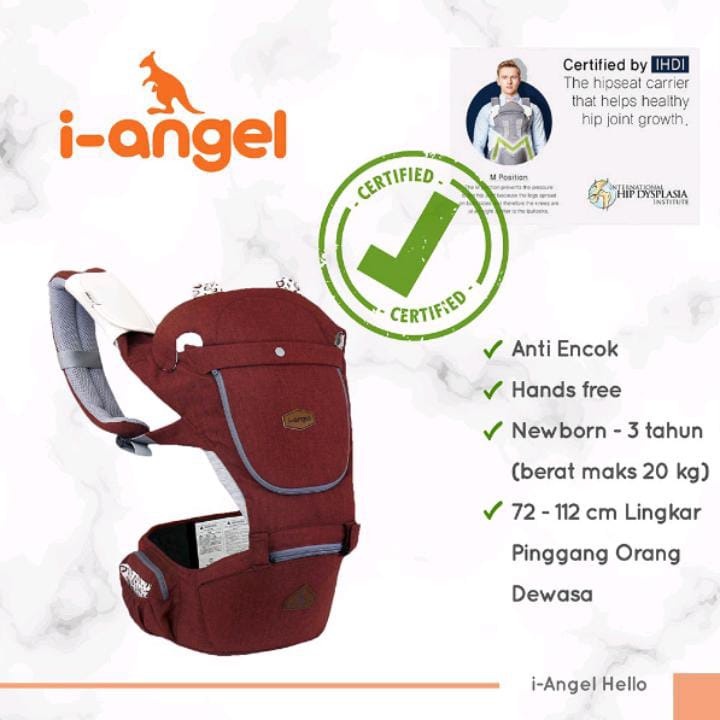 I-ANGEL HELLO RED - BABY CARRIER