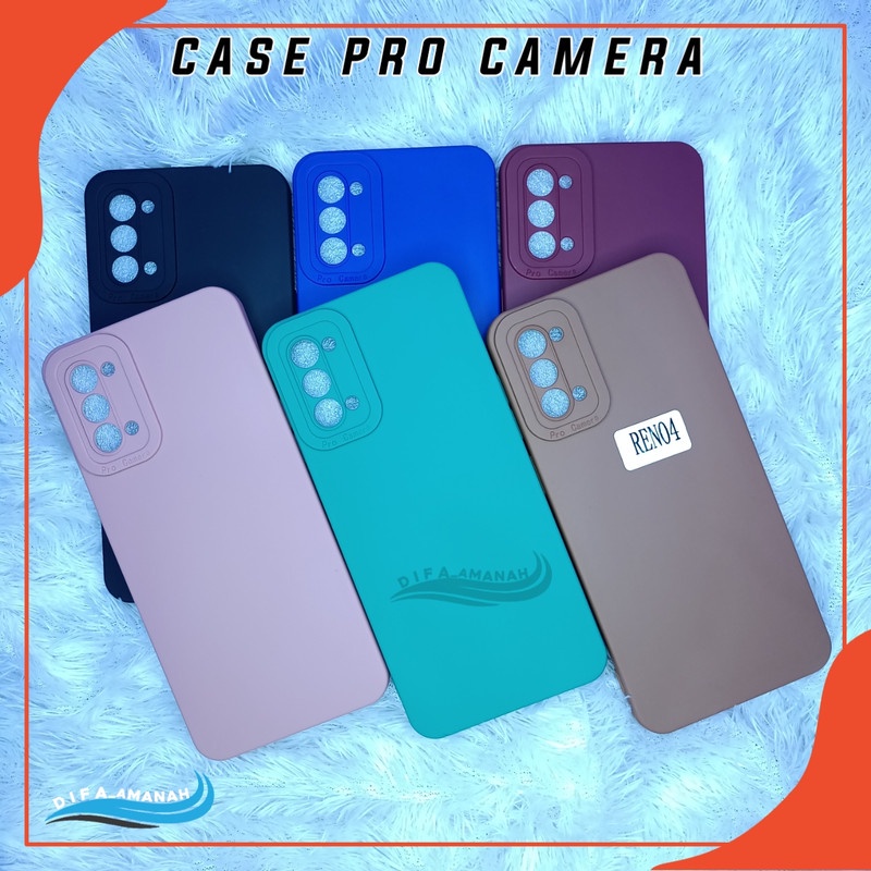 OPPO RENO 4 Softcase case pro camera macaron bahan tebal di jammin sesui foto master soft case pro camera