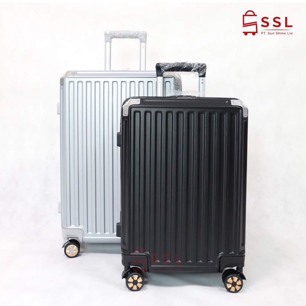 TAS KOPER PREMIUM TRAVEL CROSS 022-B KUNCI TSA 20 INCH HARDCASE RODA SILENT BAHAN PC TEBAL TIDAK MUDAH PECAH RESLITING ANTI MALING KOPER CABIN