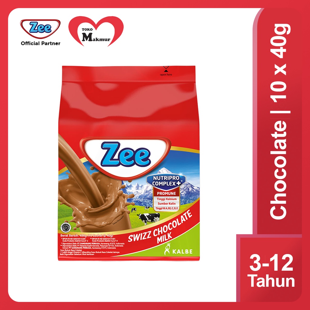 Zee Vanila / Coklat 10X40Gr / Toko Makmur Online