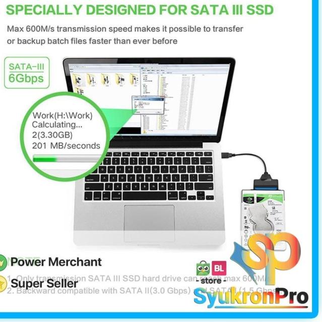 CONVERTER USB 3.0 TO SATA KABEL HDD SSD 2.5 INCH HARDDISK EXTERNAL