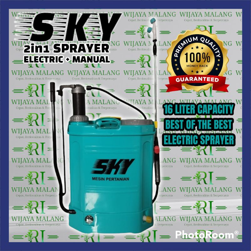 SPRAYER 2IN1 ELECTRIK & MANUAL / TANGKI DOBEL FUNGSI ELEKTRIK DAN MANUAL / SPRAYER ELEKTRIK / TANGKI