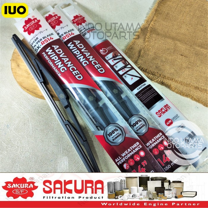 Wiper Belakang Mobil All New Yaris Sirion Voxy Sakura 14 inchi RS14