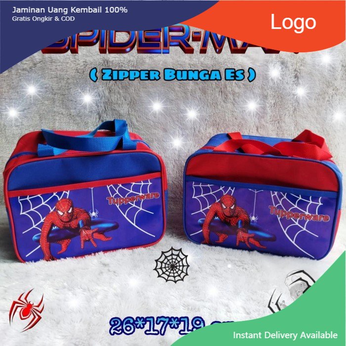 Tas Bekal Spiderman Merah