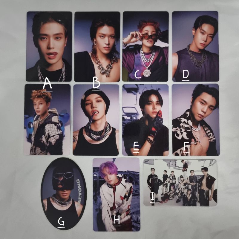 PC NCT 127 Smart Album 2 Baddies (SMC vers.) Jaehyun Taeyong Mark Haechan Doyoung Johnny Jungwoo Yut