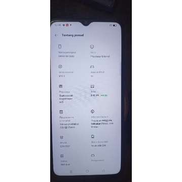 A9 2020 Oppo Second Ram 8+3/128 Hp Bekas Oppo A9 2020 Mulus Ram 8+3/128 Oppo A9 2020 Seken Ram 8+3/1