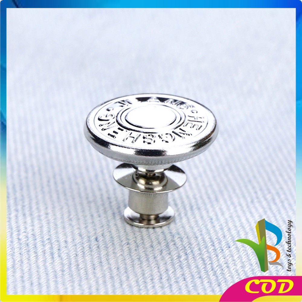RB-P202 Kancing Celana Jeans Kancing Jepret Pinggang Adjustable / Kancing Motif Daisy Multifungsi  / Magic Button