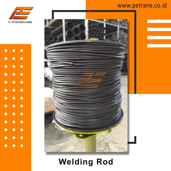 Kawat Las Hdpe / Welding Rod Black 4Mm Viroline