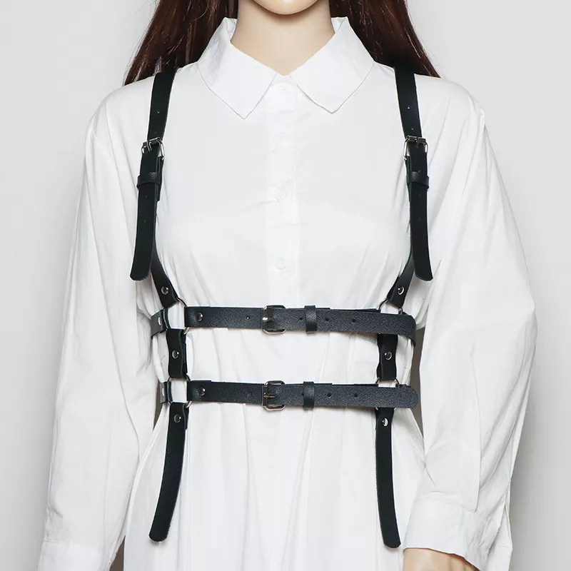 [HF064] Body Belt Harness Fashion Suspender Two Seals of Hubris