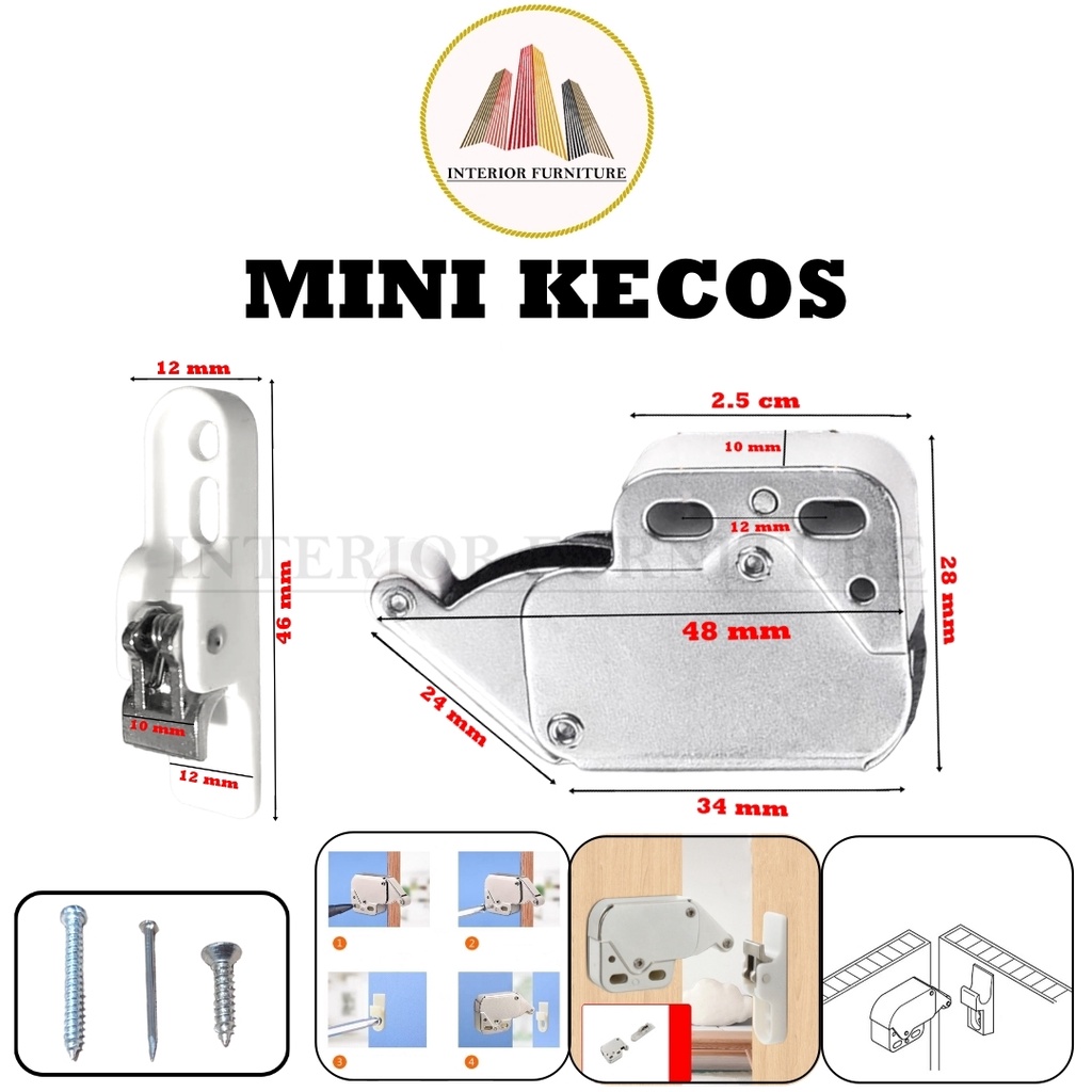 Keces Mini Gajah / Mini Catches Latch / Mini Kecos / Mini Kecos Gajah / Mini Keces