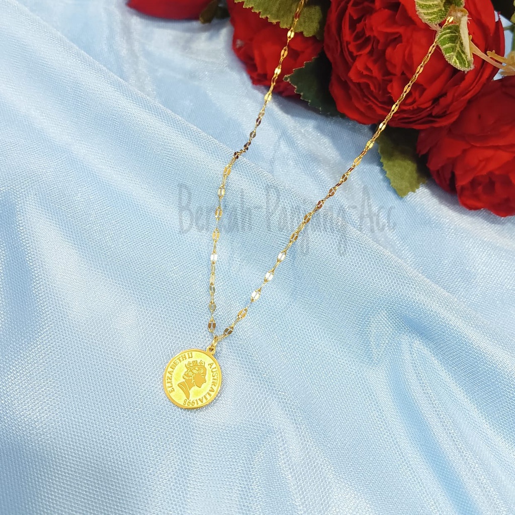 KALUNG MY QUEEN perhiasan super berkelas fashion korea anti karat dan anti luntur