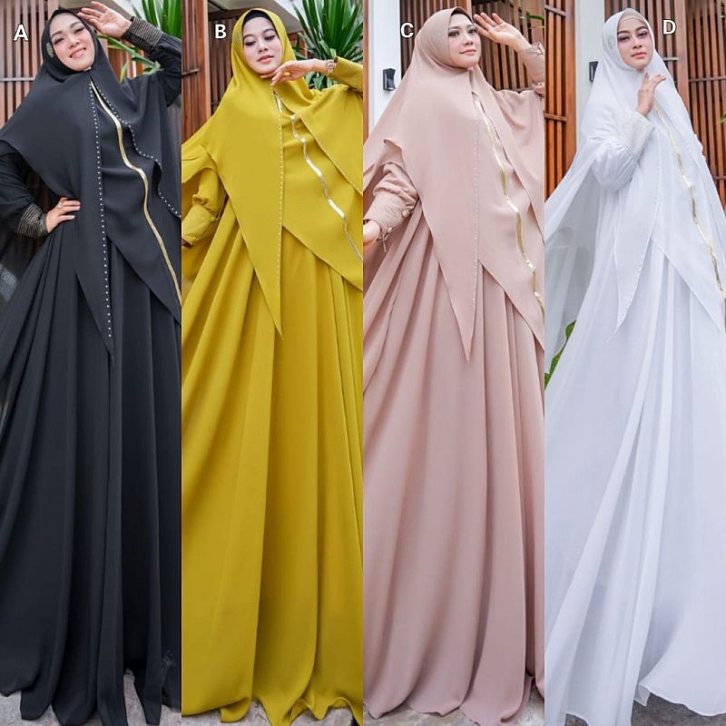 Tunik Ori CH Chatifa / AUREL DRESS SET OUTER PAR  2 BY NEWBRAND / NABAWI SYARI BY FAZZA (PO 19 NOVEM