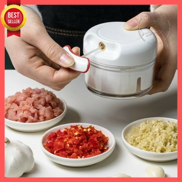 (GOS) C313 -Mini Chopper / Blender Tarik /  Pencacah Penghancur Gilingan Daging Bawang Bumbu Choper Chooper