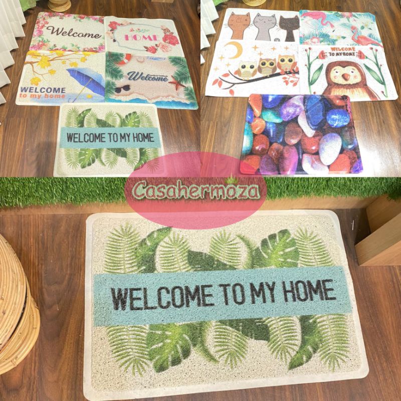 Keset Bihun PVC Motif / Keset Welcome anti slip / Keset Mie Motif