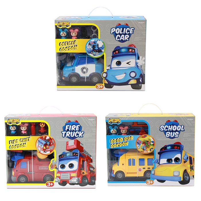 Mainan Gogo Bus Gordon Playset Bus Firy Justin