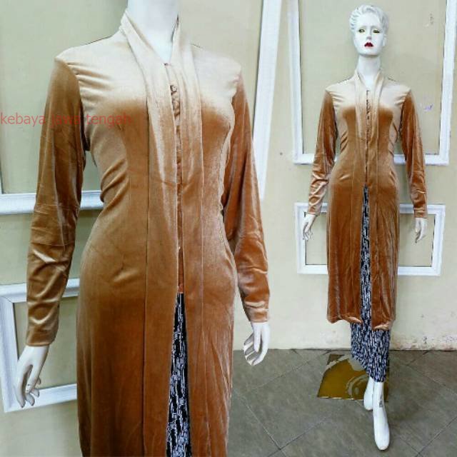 Kebaya Beludru Kartini Panjang Kebaya Bludru