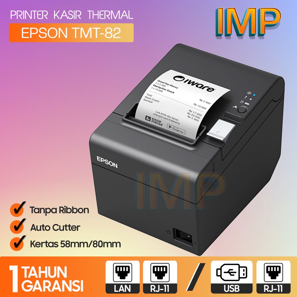 Jual Printer Kasir Thermal Epson 80mm Tm T82 Tmt 82 Tmt82 Shopee Indonesia 6621