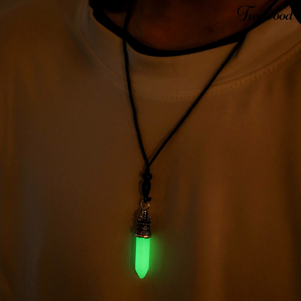 Kalung Desain Cakar Naga Glow in The Dark Gaya Hip Hop Klasik