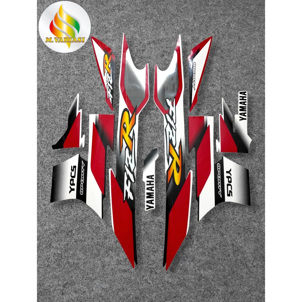 Striping Yamaha Fiz R 2002 Putih Merah Standart Berkualitas