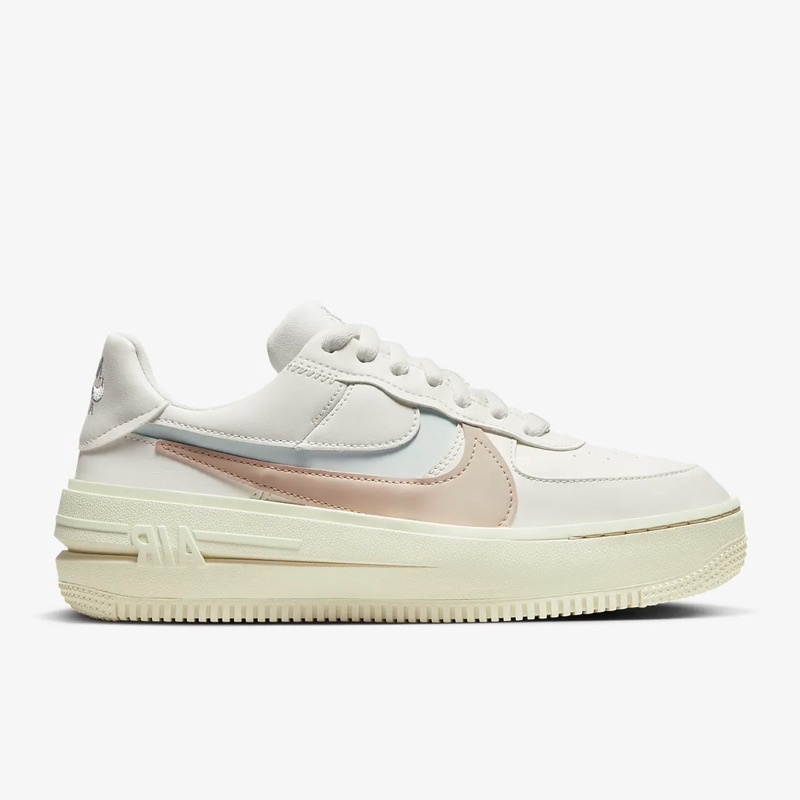 Nike Air Force 1 Platform Sail Light Silver - 100% Original Resmi Nike Store