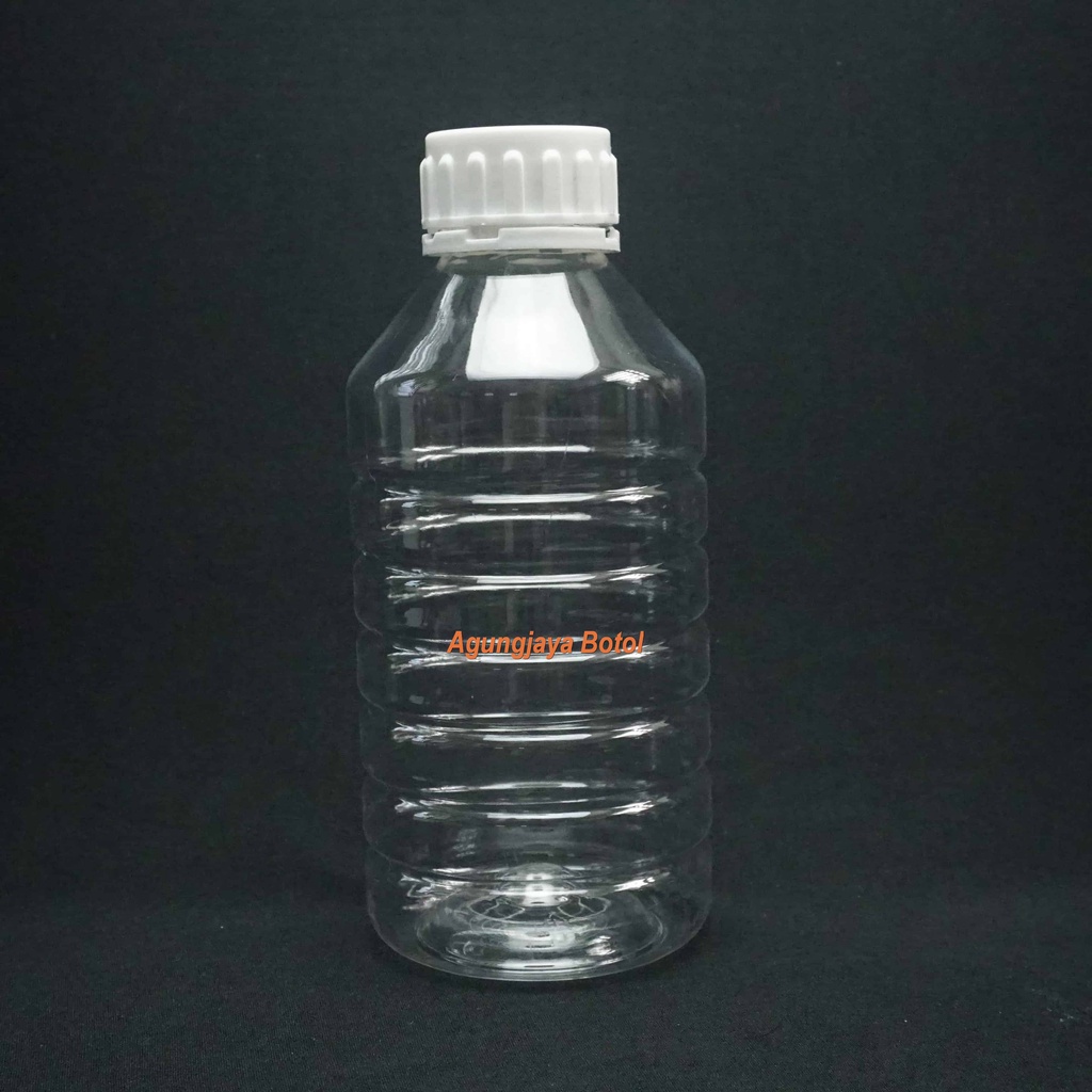 Botol Pet PS 1 Liter Natural Hdpe Segel Besar / Botol Plastik / Botol Pupuk