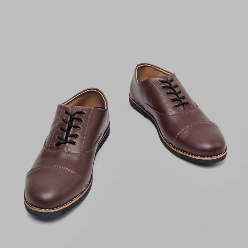 sepatu kantor pria x oxport coffe brown