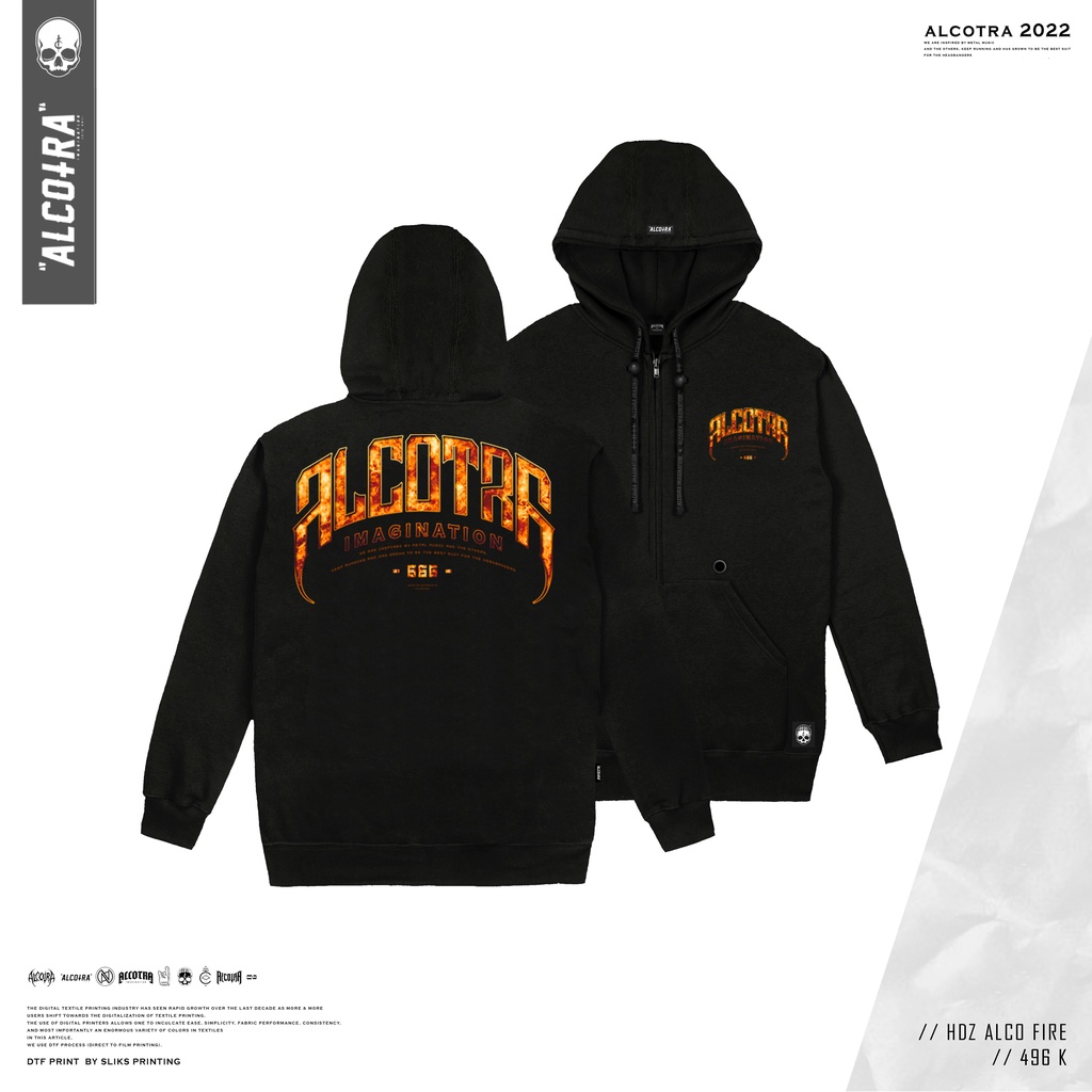 HDZ ALCO FIRE // HOODIE ZIPPER ALCOTRA FIRE