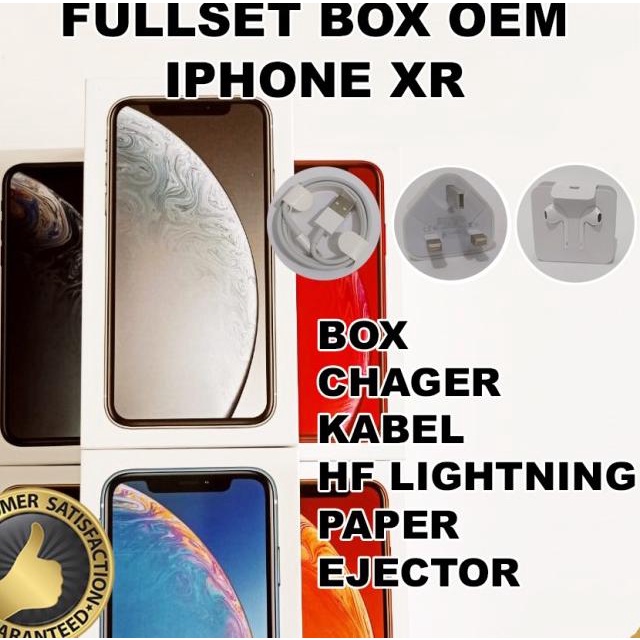 FULLSET Box Dus iPhone XR OEM 99% Original