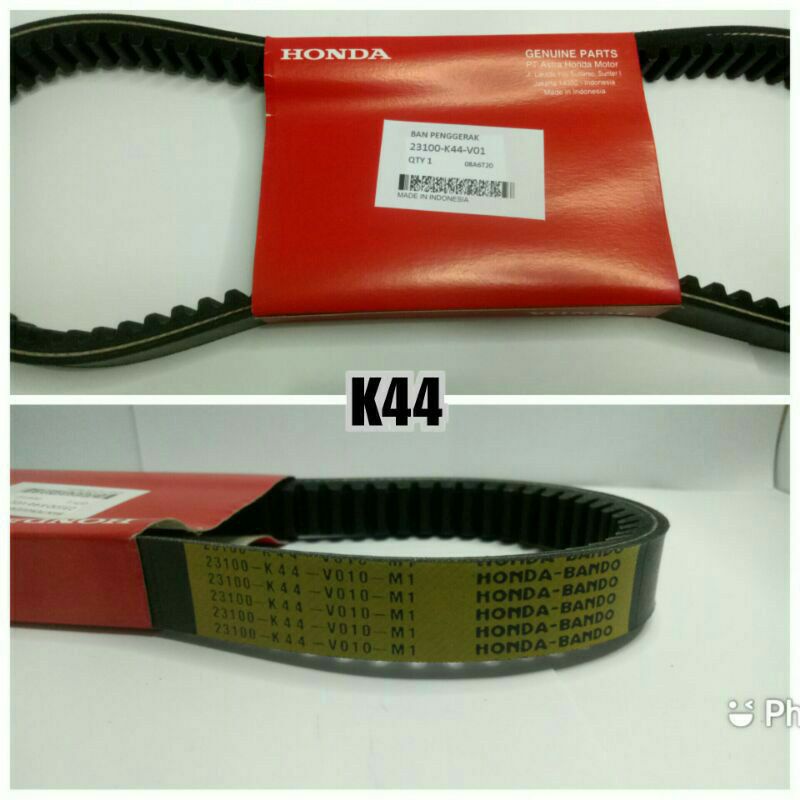 VBELT VAN BELT HONDA BEAT ESP BEAT POP BEAT STREET SCOOPY ESP k44