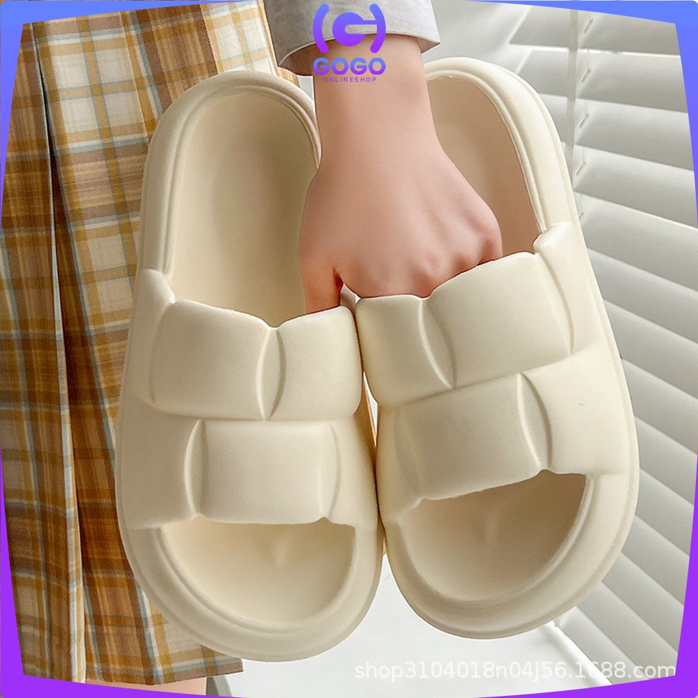 GOGO-S51 Sandal Jelly Wanita Korean Style Import Bahan EVA Anti Slip Sandal Rumah / Sendal Kamar Mandi Cewek Elastis Empuk Soft Slipper Elastic