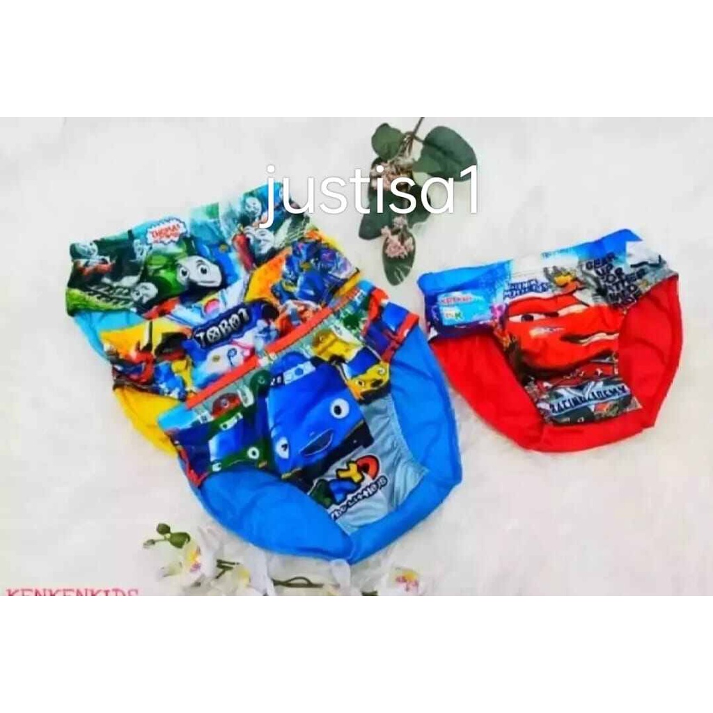 MURAH..6 PCS CELANA DALAM ANAK LAKI-LAKI KARAKTER MOTIF DEPAN CD ANAK COWO KARAKTER  TERMURAH