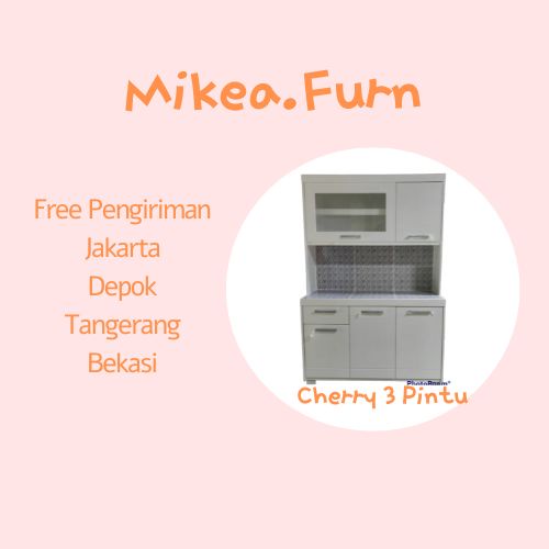 Jual Mikea Cherry Lemari Sayur Lemari Sayur Pintu Lemari Dapur