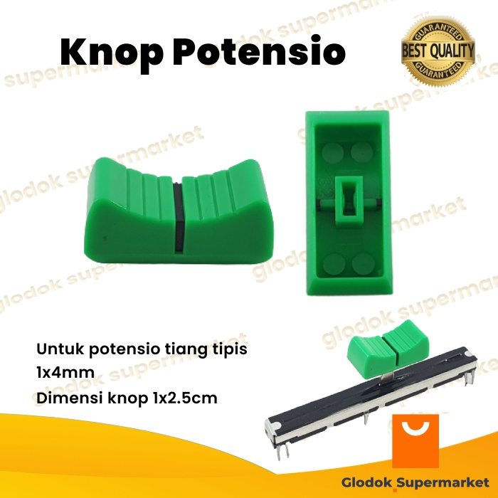 Knop Potensio Geser Knob Potensiometer Mixer DJ Warna Tiang Tipis