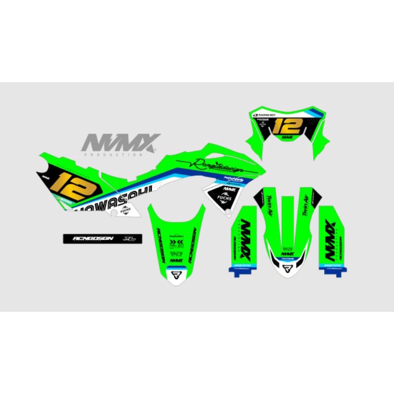DECAL STIKER KLX GORDON-DTX-CRF CUSTOM