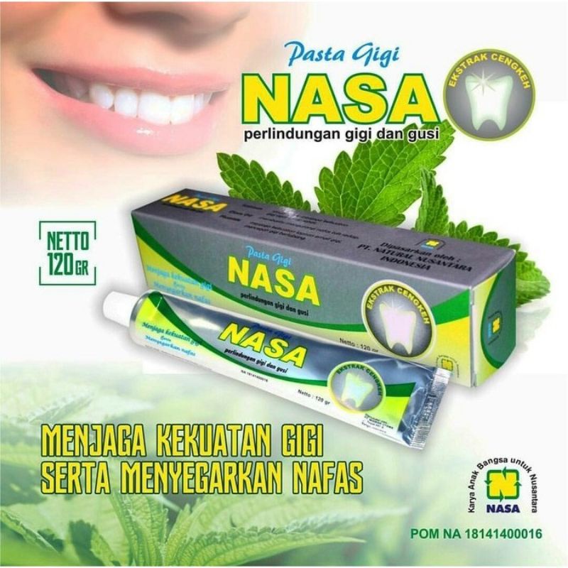 Pasta Gigi Nasa PGN Nasa Odol Pasta NASA Odol Nasa Sikat Gigi Herbal Odol Herbal