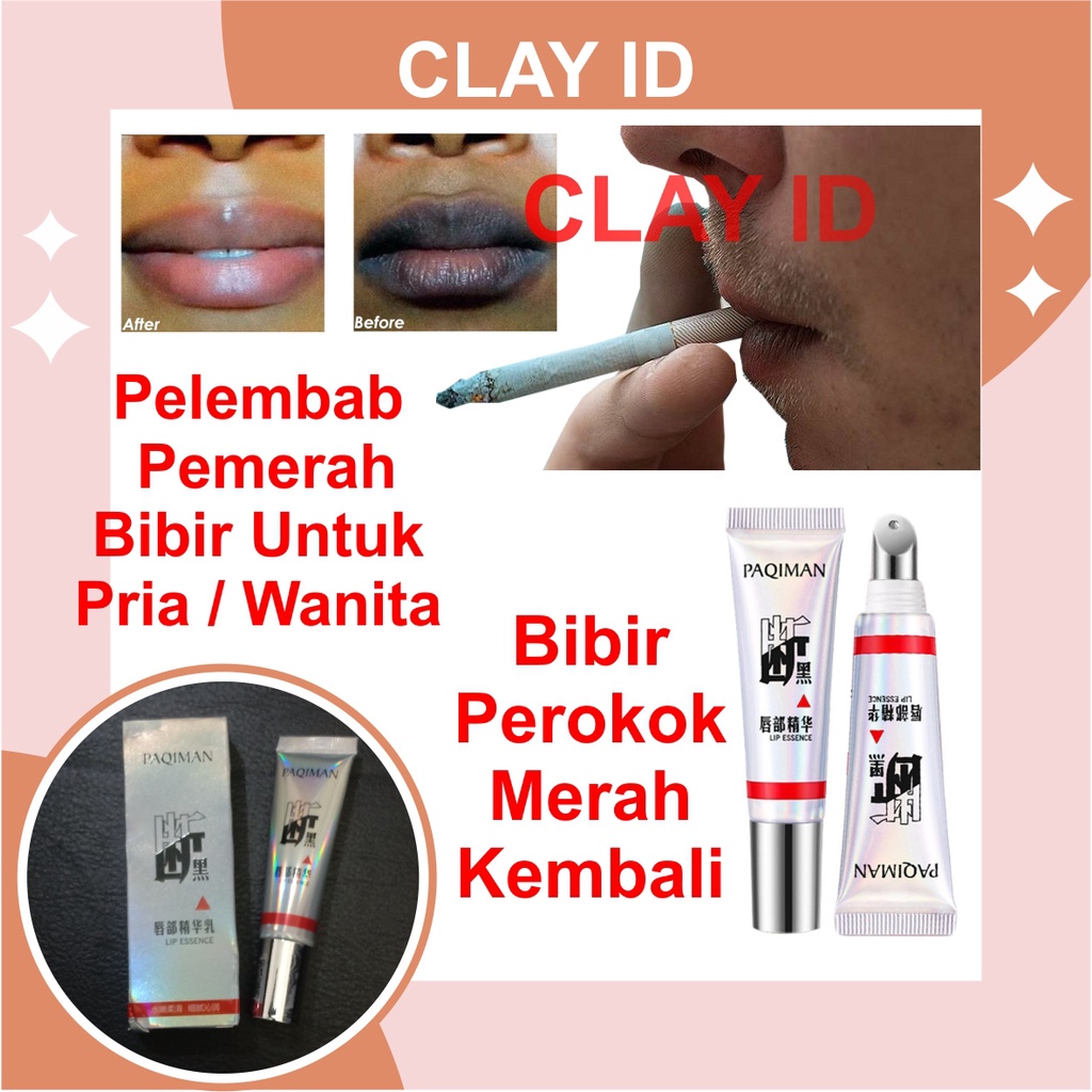 Serum lipcream Obat Penghilang dan Pemutih Perawatan Bibir Hitam dan Kering Permanen Pria Perokok Pe