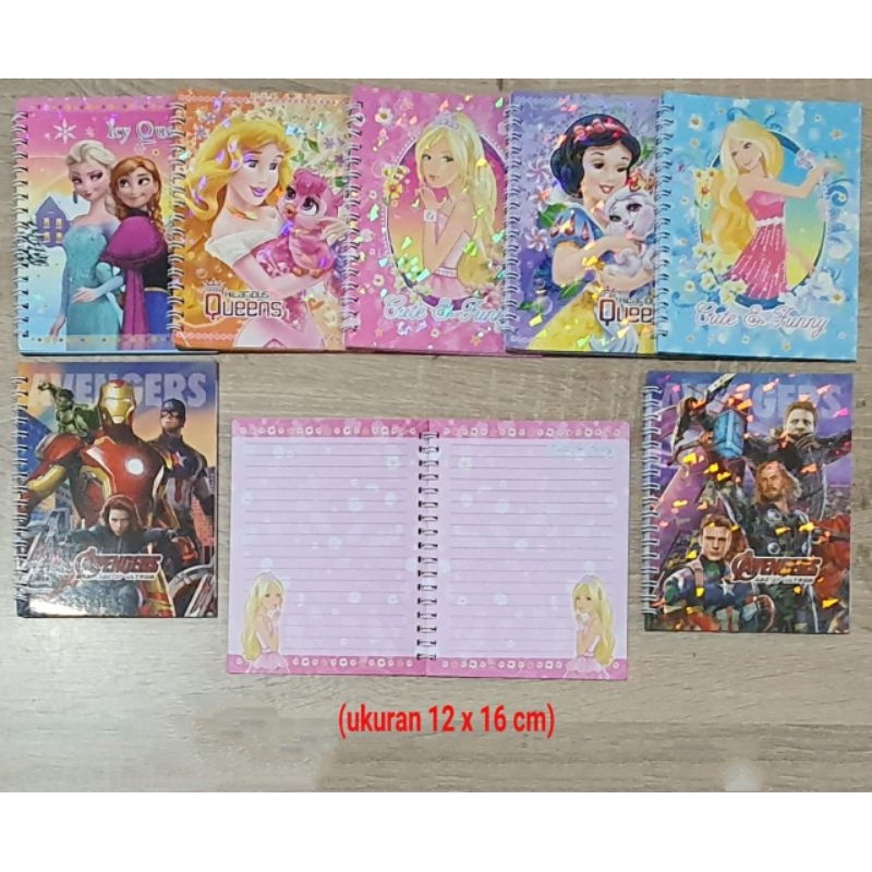 

NOTES AGENDA RING FANCY SIZE 16X12.5