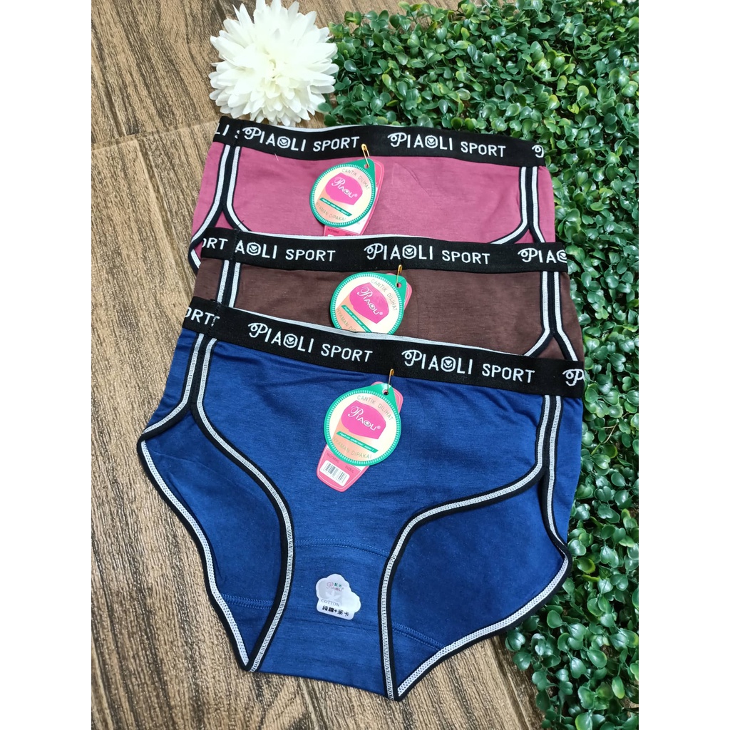 Celana Dalam Import Premium | CD Wanita Dewasa isi 6 Pcs Super Soft | Size M L XL XXL | Art 3890