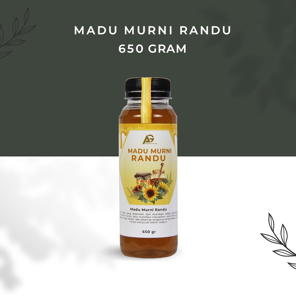 

Madu Murni Asli Randu Original Quality Pure Raw Honey 650gr