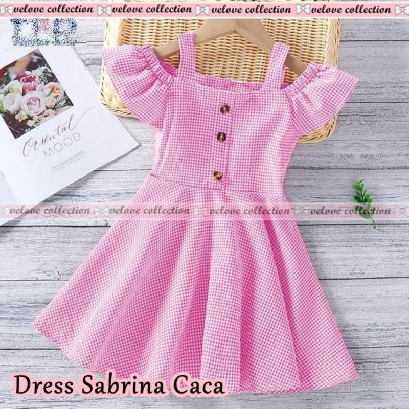 Baju Anak Perempuan Usia 3 4 5 Tahun-Dress Anak Cewek Modis Cantik Casual Keren Bahan Katun Kotak