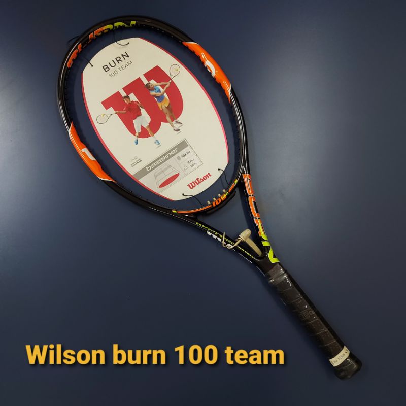 RAKET TENIS WILSON BURN 100 TEAM ORIGINAL