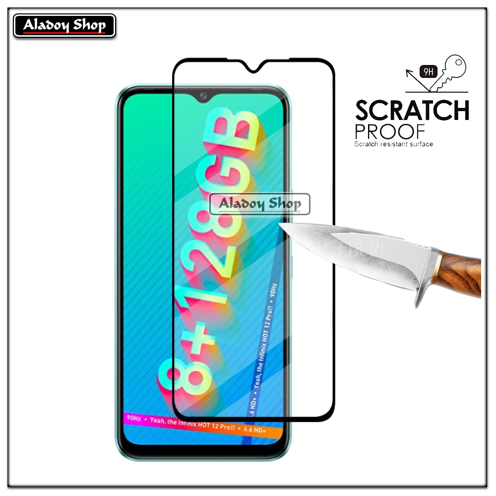 PAKET Tempered Glass Layar Infinix Hot 12 Pro Free Tempered Glass Camera