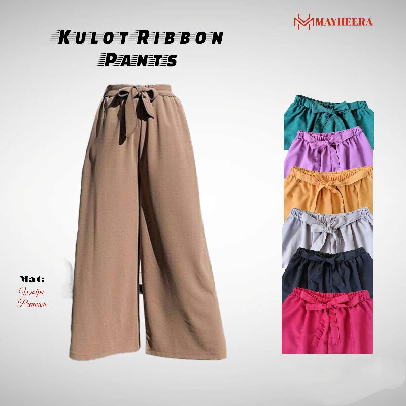 KULOT RIBBON PANTS/CELANA KULOT/KULOT/KULOT WOLFIS/KULOT DEWASA/CELANA KULOT DEWASA/KULOT VIRAL/KULO