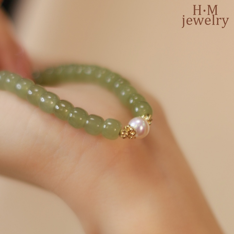 Gelang Mutiara Hetian Retro Mewah Untuk Wanita 2022