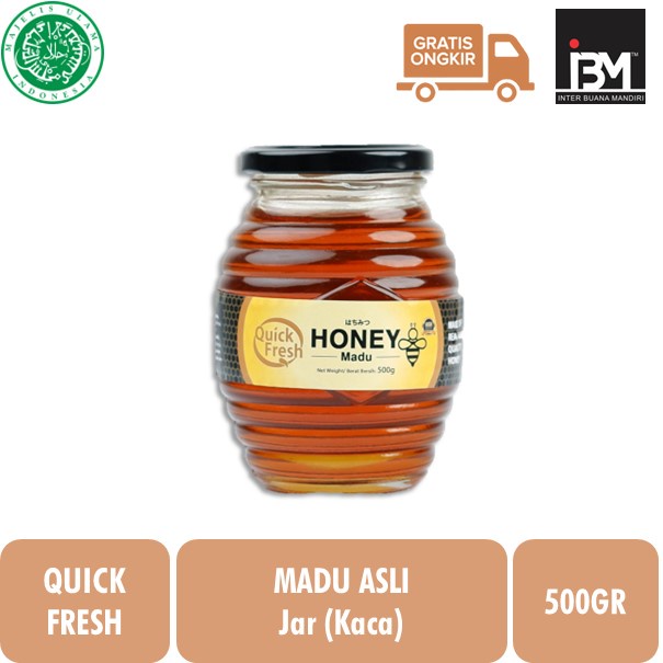 

Quick Fresh Honey / Madu Murni Asli 500gr Jar
