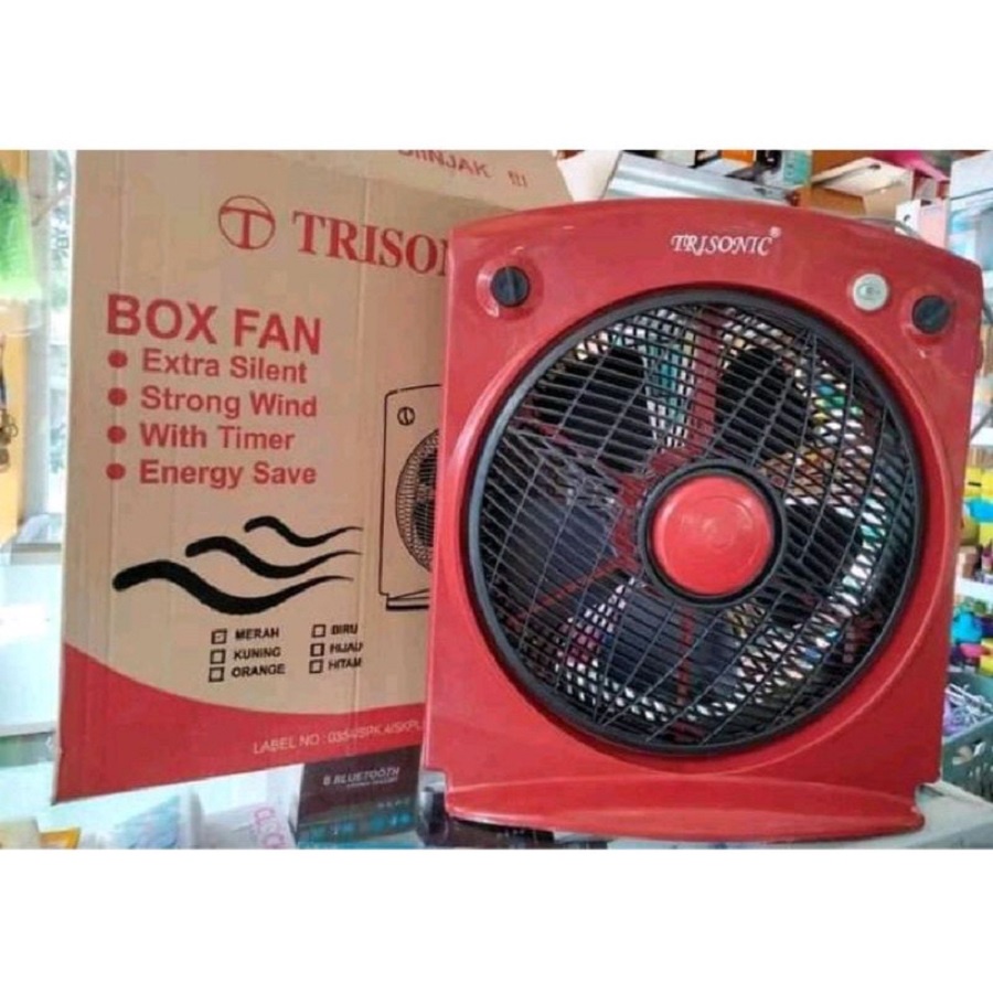 Boxfan Box Fan Kipas Angin Meja Trisonic 12in 12 Inch Angin Kuat