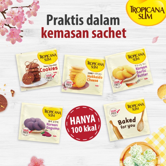 

T0P TRIPLE PACK: TROPICANA SLIM HOKKAIDO CHEESE COOKIES (5 SCH) NICE