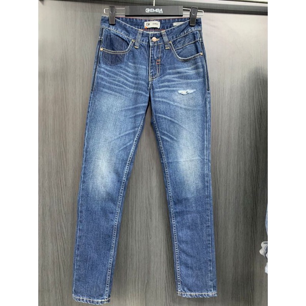 Emba :- celana jeans Reguler dark stone hanya ada di Ramayana ciplaz Depok