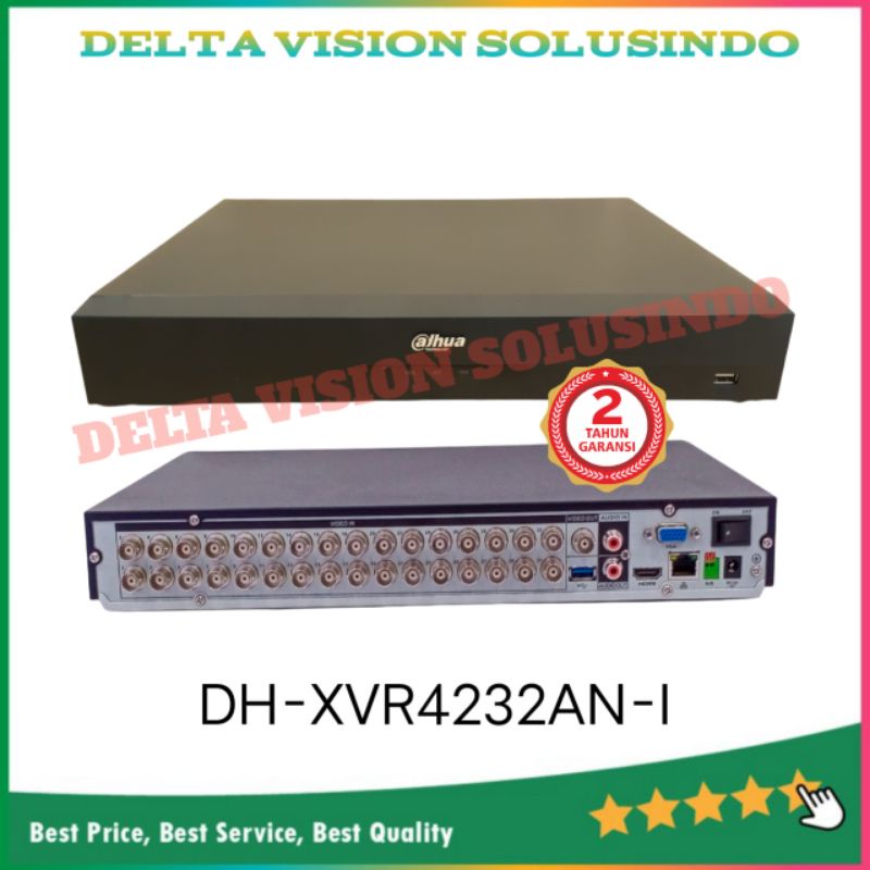 DVR 32 Channel Dahua XVR4232AN-I DVR 32 CH CCTV 2 Megapixel WizSense - Garansi Resmi Dahua 2 Tahun