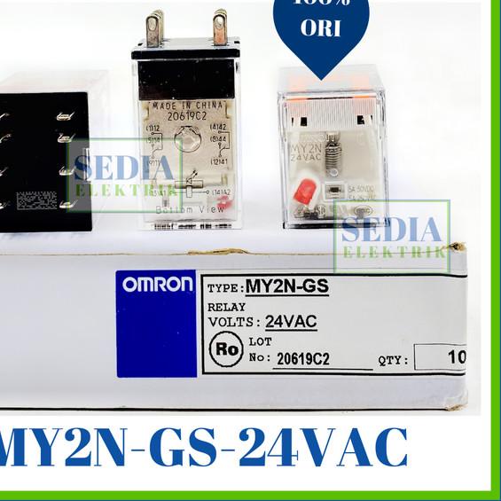 Relay Omron MY2N-GS-24VAC MY2N GS 24VAC